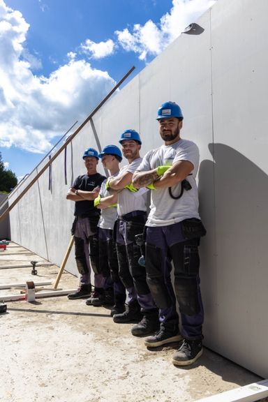 Timmerman aan het werk